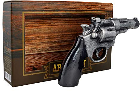 armenischer Brandy Revolver in Keramik Flasche, 40% Alk., 5 Jahre gereift, 0,1L