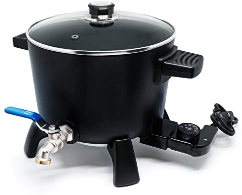 Wax Melter for Candle Making, 6Qts Candle Wax Melting Pot with Spout for Soy Wax Soap Base Easy Pour & Non-Stick & Temps