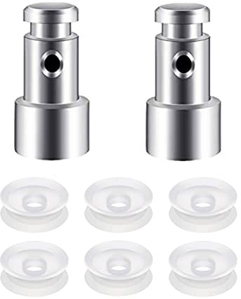 WAFJAMF Universal Replacement 2 pcs Floater and 6 pcs Sealer for Power Pressure Cooker, Electric Pressure Cookers Parts, Such as XL, YBD60-100, PPC780, PPC770 PPC790