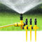 360 ° Drehung Auto Bewässerungssystem Garten Rasen Sprinkler Terrasse Multifunktions-Einstellbarer Garten Sprinkler für Outdoor Gras Garten Hof Rasen Garten Sprinkler Rasensprenger (3 Stück)