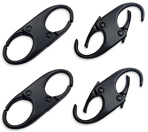 TXZWJZ Zipper Pull Replacement Purse Lock Zipper Clip Theft Deterrent Dual Locking Carabiner Holding The Zipper Closed