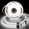 TTWAY COB LED Streifen 2M, 6000K Tageslicht LED Streifen mit Netzteil und Fernbedienung, DC24V, 480LEDs/M, CRI 90+, 8mm Breite, Dimmbare LED Strips für die Raumdekoration