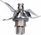 FLAVOR PLUS Lame in acciaio inox con guarnizione in gomma compatibili con robot da cucina THERMOMIX TM31 TM 31 Vorwerk. Qualità alimentare.