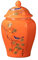 MagiDeal Pot de Gingembre en céramique Vase Chinoiserie Pots de Porcelaine Traditionnels de Style Chinois Pot de Gingembre Asiatique pour la décoration de la, Kaki