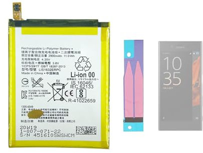 Aousavo LIS1632ERPC Batterie de rechange compatible avec Sony Xperia XZ Xperia XZ Dual SIM F8332 F8331 1305-6549