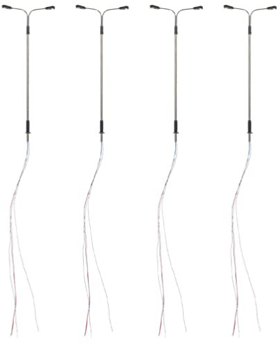 Toyvian 4stücke Miniatur-straßenlaternenmodell Für Puppenhaus Maßstab Detailreiches Mini-straßenlaternenmodell Winzige Straßenlaterne Miniatur-straßenlaterne Für Miniaturszene