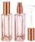 Segbeauty Atomizzatore Profumo, Porta Profumo da Viaggio in Vetro, 2 Pezzi Vaporizzatore Profumo 20ml, Boccetta Profumo Ricaricabile per Regali, Festa, Data (Arancione)