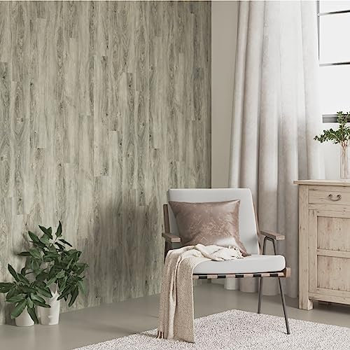 LAPOOH Panneaux muraux Aspect Bois Gris PVC 4,12 m²,Panneau Mural Decoratif,Plaque PVC,Revetement Mural3068