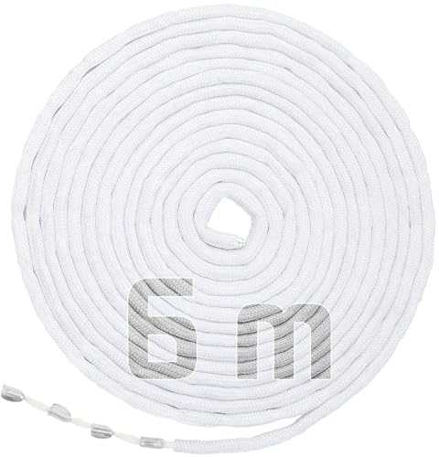 Ziamzra 180g Bleiband für Gardinen Bleiband ca. 6m Gardinenbeschwerer Schwer 30g/m Vorhang Beschwerer Schneidbar Bleiband für Leichte Gardinen Outdoorvorhänge Cord Stoff Moskitonetz Vorhang Zubehör