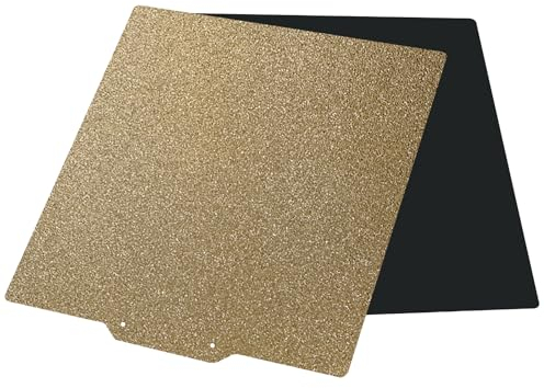 TIOPY Federstahl PEI Druckplatte Plattform 310x310 mm, 3D Drucker Flexibles PEI Blatt, Magnetische Bauplatte mit Klebebett für CR-10V3,CR-10S Pro V2,Artillery Sidewinder X1/X2,Anet A8 Plus,Ender 3 Max