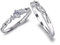 LEGENTLISUR Paar Ring,Verstellbarer Ring,Verlobungsring Ehering aus 925er-Sterlingsilber,AAA-Zirkon,für Damen und Herren,Hochzeit und Valentinstagsgeschenk(Platin)