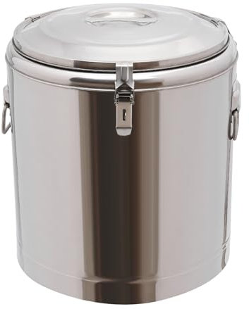 Calentador de alimentos de acero inoxidable Cubo aislado 40L Termo Contenedor de bebidas Recipiente de calor
