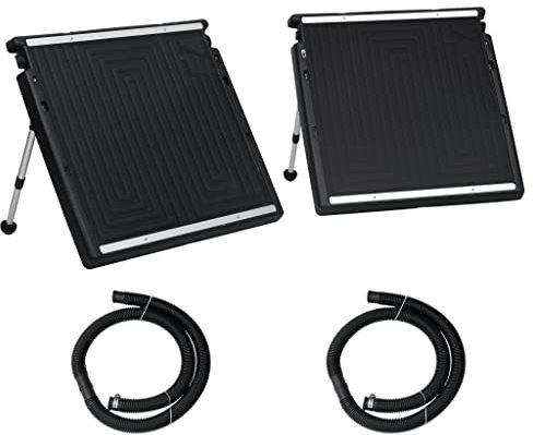 Gecheer Double Pool Solar Heating Panel, Solar Pool Heater, Pool Heating Panel 150x75 cm Pool Heaters