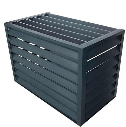 Mini-Split-Klimaanlagenabdeckung für Außeneinheit, Abdeckung für Klimaanlage und Wärmepumpe aus Aluminium, Abdeckung der Außeneinheit der Klimaanlage, staubdicht und wasserdicht, für den Innen- und
