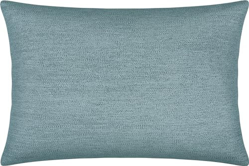 Erwin Müller Kissenhülle York Chenille hellblau Größe 30x50 cm