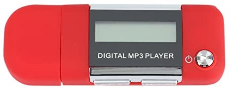 Wanjorlay Mp3 Player 4GB U Disk Music Player Supports Replaceable AAA Battery, Recording