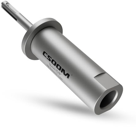 1-1/8 (28.5mm) SDS-Plus Ground Rod Bits Driver, Steel Drill Bit Driver Fence Post Driver Hand Post Pounder Hammer Drill Attachment Fits All SDS Plus Rotary Hammers