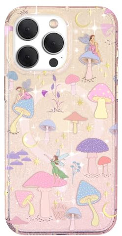 VELVET CAVIAR for iPhone 15 Pro Max Case Mushroom Glitter - Compatible with MagSafe - 10ft Drop Tested