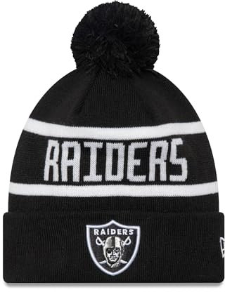 New Era NFL Beanie Las Vegas Raiders American Football Winter Teamlogo schwarz - One-Size