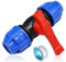 PP-Fitting Verschraubung für PE-Rohr Klemmverbinder Trinkwasser Winkel,mit 1 Stück Klebeband，PP-Fitting,Klemmverbinder - 20er Kugelhahn für PE-Rohr,PE Rohr Kugelhahn,Ø20 Fitting,DVGW (Kugelhahn,20mm)