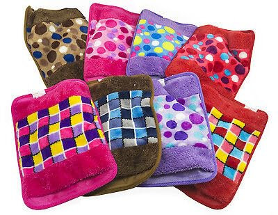 Borsa Acqua Calda Elettrica in Morbido Tessuto con Tasche Scaldamani - Colorazioni Casuali