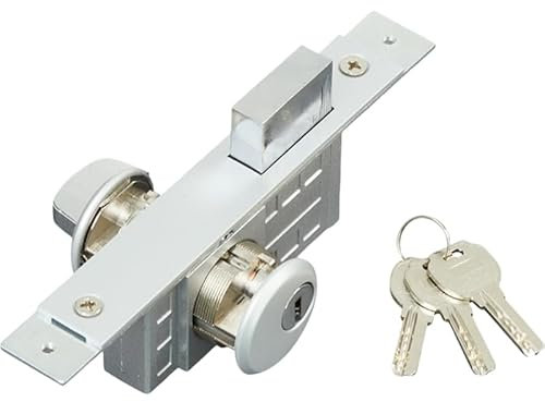 Two Way Locking System Secure Double Door Lock for Interior Doors(Outside)