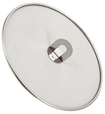 LOPUNER Anti-Schizzi d'Olio 33Cm in Acciaio Inossidabile Paraschizzi per Padelle Facile da Gadget per e Protezione