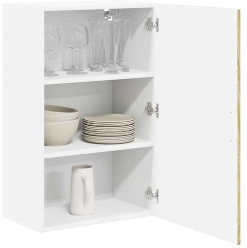 vidaXL Wandschrank Lucca Sonoma-Eiche 50 x 31 x 80 cm Holzwerkstoff