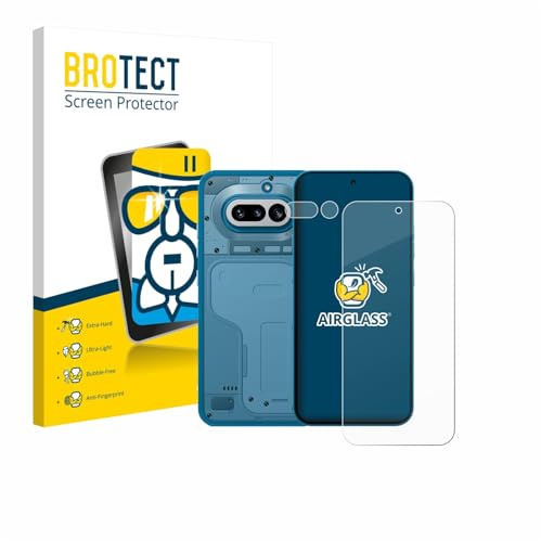 BROTECT Schutzglas für Nothing Phone (4a) | (Display+Kamera) Transparenter Displayschutz Made in Germany Schutzfolie Panzer Folie Glas 9H Einfache Montage Clear