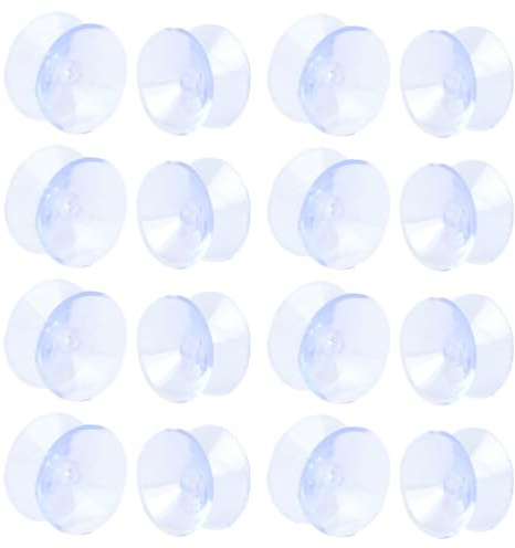 VILLFUL Ventosas para Escritorios de Muebles Almohadillas Anticolisión Transparentes de PVC, 48 Piezas para Proteger Mesas de Cristal y Escritorios