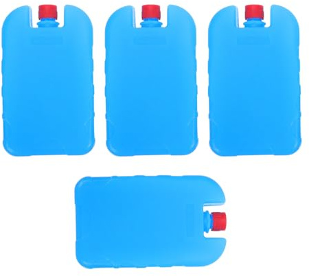 GATHINESS Boîtes à Glace Réutilisables pour Climatiseur Mobile 4pcs en Pe 250ml, Accessoires pour Glacière de Camping, pour Lunch Box Vacances