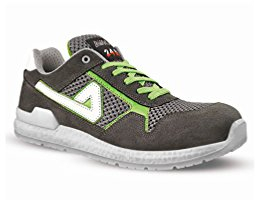 Aimont - Baskets de sécurité basses TUPAC S1P SRC 47 Gris / Vert