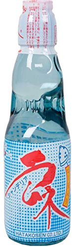 Hata Bin Ramune - Soda Pop 200ml (Pack of 30) | Classic Japanese Carbonated Soft Drink