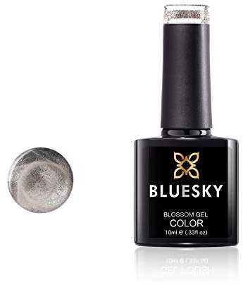 BLUESKY Gel Polish Blossom 09 Sparkling Snow Drop Requires Curing Under UV/LED Lamp
