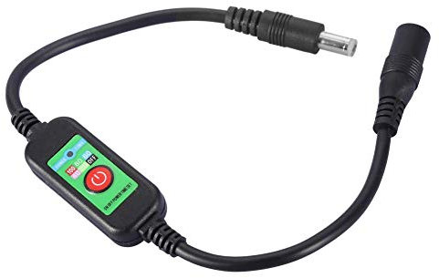 Temperature Controller, 5V-15V Portable Temperature Control Switch, Thermostat Switch with 5-Speed Reduction Cycle, for 5V 12V 7.4V Heated Clothing Vest Gloves Pet Belt, Black