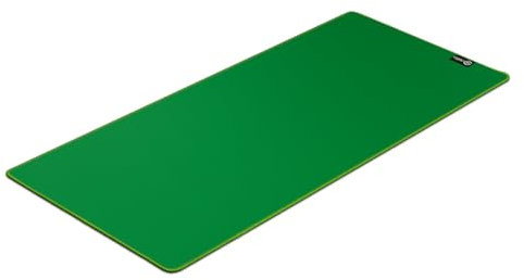 Elgato Green Screen Mouse Mat - Extragrande, Verde Chroma Key, Superficie Deslizante, Bordes cosidos para prevenir el Deshilachado, Base de Goma, Alfombrilla para ratón óptico