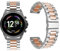 Giaogor Armband Kompatibel mit Fossil Gen 6 Smartwatch, Classic Edelstahl Uhrenarmband für Fossil Gen 6 42mm/ 44mm Smartwatch (Silber-Roségold, 42mm damen)