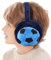Mignon Motif de Football Cache-oreilles Chaud pour Enfants Filles Garçons Fourreau d'oreille Peluche Doux Confort Earmuff Epais Anti Froid Protège Oreille Cadeau Anniversaire Noël,Blue,taille unique