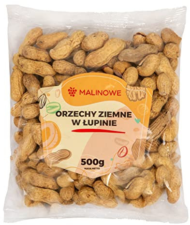 Malinowe Erdnüsse in der Schale 500g