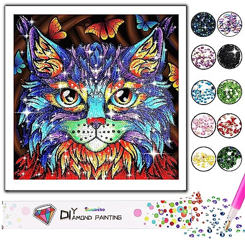 Cadeau Fille 7-12 Ans - Diamond Painting Enfant Activité Manuelle, Kits Loisirs Creatifs Adultes Peinture Numéros Idée Cadeaux Femme Ado Anniversaire