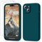 GOODVISH 3 in 1 für iPhone 15 Hülle Liquid Silikon, mit 2 Stück Schutzfolie [Upgraded Kameraschutz] Soft Mikrofaserfutter Handyhülle Kratzfest stoßfeste Schutz Case für iPhone 15 6.1, DunkelGrün