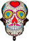 DIWULI Totenkopf Geist Ballon - Halloween Kinder-Party Deko