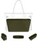 DGAZ Taschen Organizer Einsatz, Seide Taschenorganizer für LV Neverfull PM/MM/GM Tasche, Seidige Berührung Bag in Bag Organizer (Vert Olive, MM)