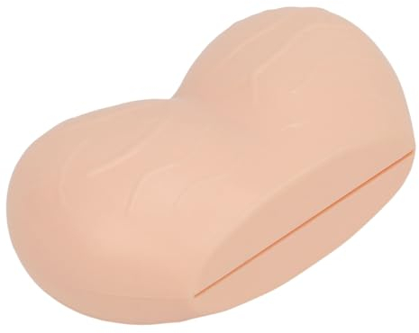 Zahnpasta-Quetscher, Manueller, Arbeitssparender Kleiner Tragbarer Zahnpasta-Tuben-Quetscher für Zuhause, Reisen, für Zahnpasta, Haargel, Handcreme (Gelbliches Rosa)
