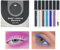 Bunte Wimperntusche Wasserfest, 6 Farben Colorful Mascara Set, Volumizing & Curling Wimperntusche Lange Wimpern, Wischfest & Schweißresistent Wimpern Färben Set, Langlebig Augen Make-Up