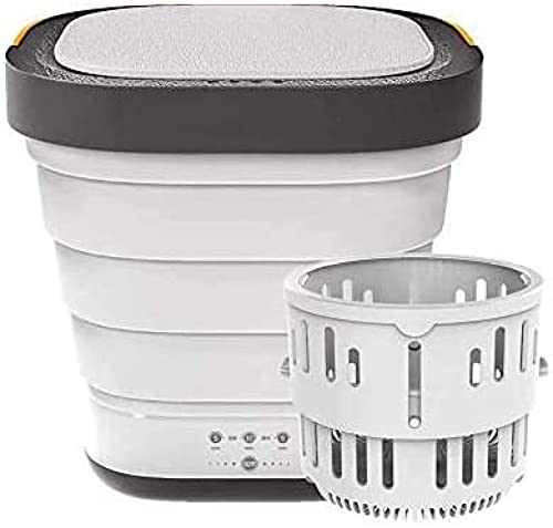 Mini Lavadora Plegable portátil para Ropa Interior, Lavadora y Secadora compactas de bajo Ruido para Viajes de Acampada, Clase