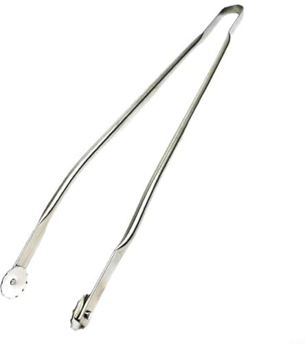 HOHOVYVY Pince à barbecue rotative - Accessoire de barbecue - Pince à viande - Pince de cuisine - En acier inoxydable - Pour barbecue à gaz - Pince longue pour barbecue à gaz - 50 cm