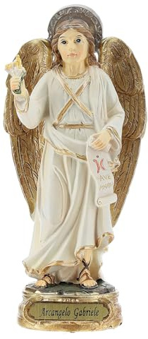 Statue aus Harz Erzengel Gabriel, 12 cm