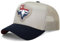Bão Nu Mundo Cap Hat | Longhorn Texas Trucker Cap - Beige und Blau | Western Rancher Edition | Verstellbar für Herren Damen, Beige, Einheitsgröße
