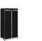 ShGaxin Kleiderschrank, Schrank, Schlafzimmerschrank, Mehrzweckschrank, Schrank Schlafzimmer, Kellerschrank, Wardrobe Bedroom, Schwarz 75×50×160 cm